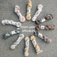 Load image into Gallery viewer, foxy lady speckles yarn hanks