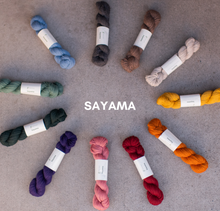 Load image into Gallery viewer, sayama yarn hank circle