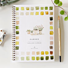 Load image into Gallery viewer, garden watercolor workbook