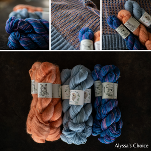 assortment of yarn hanks