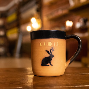 rabbit coffee mug