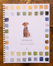 Load image into Gallery viewer, animals watercolor book