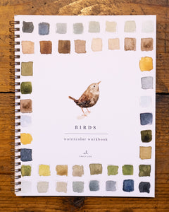 birds watercolor book