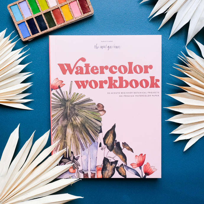 Watercolor Workbook :: 30 Minute Beginner Botanical Projects