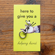 Load image into Gallery viewer, helping hand keychain
