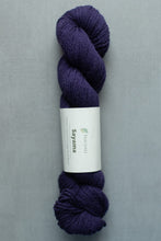 Load image into Gallery viewer, dark purple sayama yarn hank