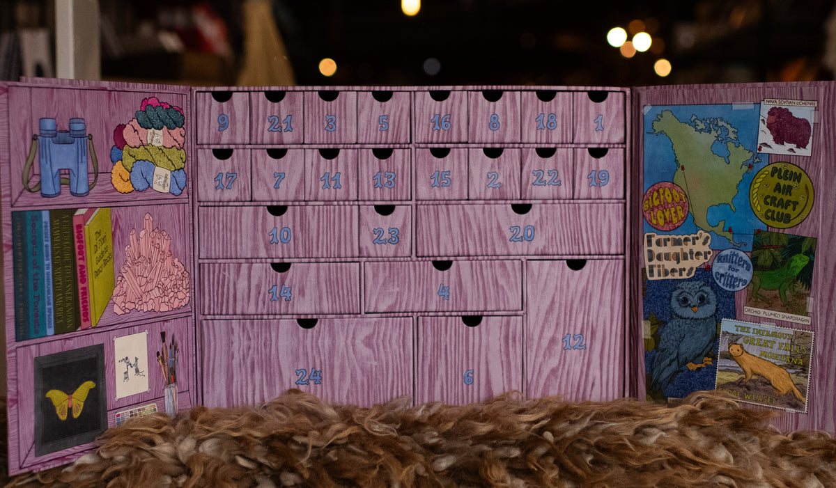 Empty 2024 Celestial Countdown Box – The Farmer's Daughter Fibers
