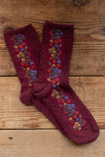 Load image into Gallery viewer, flower pattern socks