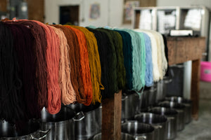 assortment of yarn