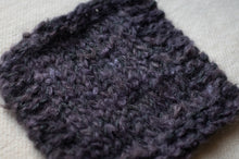 Load image into Gallery viewer, Close-up of a textured purple fabric swatch on a light background