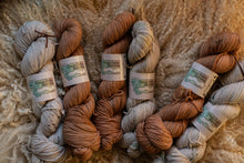 Load image into Gallery viewer, brown yarn hanks