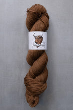 Load image into Gallery viewer, brown yarn hank