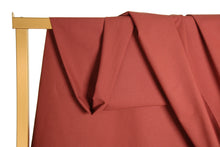 Load image into Gallery viewer, marsala organic cotton poplin