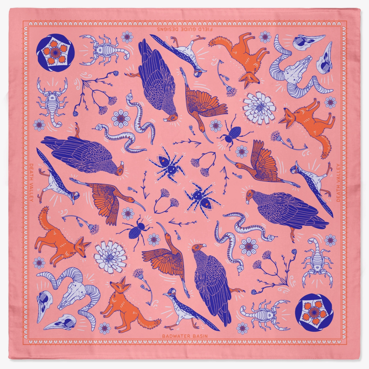 Field Guide Design Bandanas 23" x 23" – The Farmer's Daughter Fibers