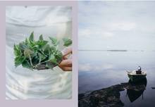 Load image into Gallery viewer, side by side photo of boat on water and plant life