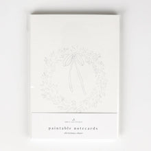 Load image into Gallery viewer, paintable notecards christmas cheer