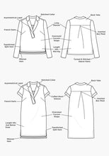Load image into Gallery viewer, Augusta Shirt & Dress - Grainline Studio - The Farmer's Daughter Fibers