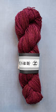 Load image into Gallery viewer, burgundy yarn hank