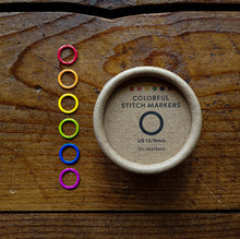 Load image into Gallery viewer, Colored Ring Stitch Markers - Cocoknits