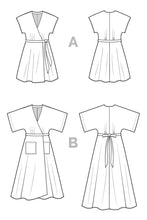 Load image into Gallery viewer, Elodie Wrap Dress Pattern by Closet Core - The Farmer's Daughter Fibers
