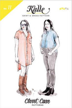 Load image into Gallery viewer, Kalle Shirt & Shirtdress Pattern by Closet Core - The Farmer's Daughter Fibers