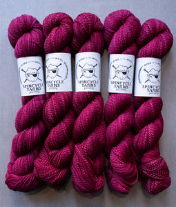 pink yarn hanks