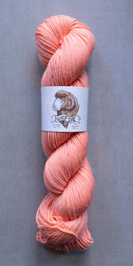 pink yarn hank