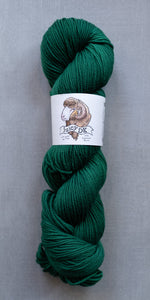 green yarn hank