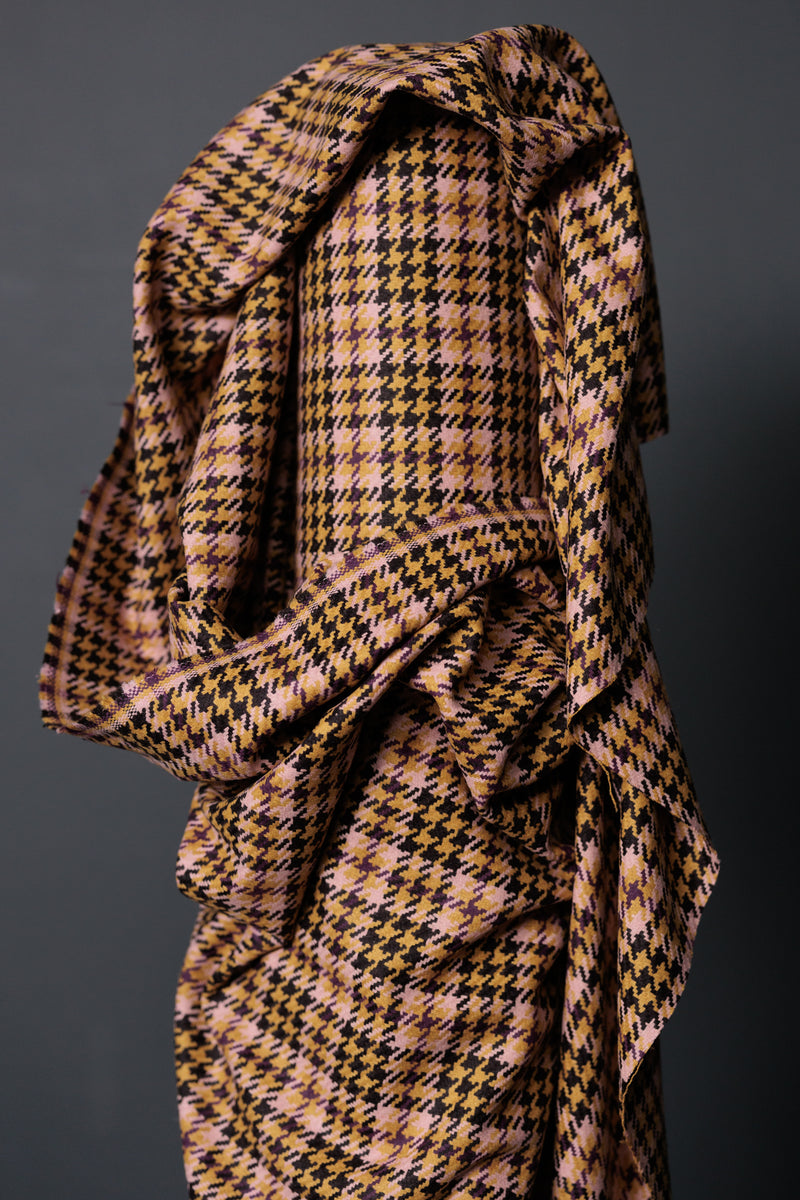 新品未使用◆ DOORS TWEED MILL　wool stole scarf-country-check-arran.jpg