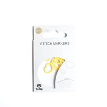 Load image into Gallery viewer, Heart Shaped Stitch Markers - Tulip