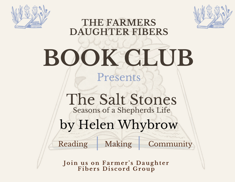 FDF Book Club Presents The Salt Stones: Seasons of a Shepherds Life by Helen Whybrow