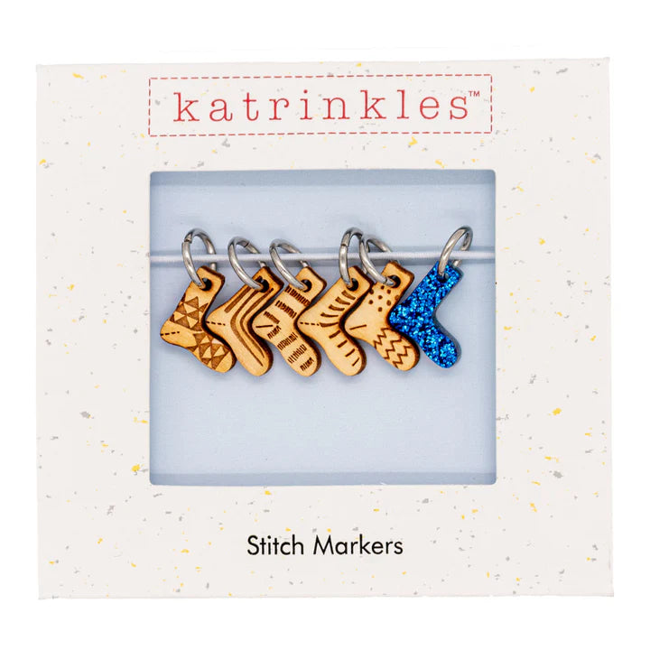 Tiny Socks Stitch Markers - Katrinkles