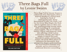 Load image into Gallery viewer, Book cover of &#39;Three Bags Full&#39; by Leonie Swann with text description on a white background