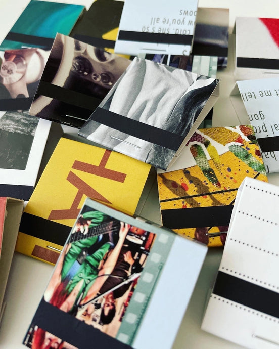 Vintage Vinyl Matchbooks- Set of 4
