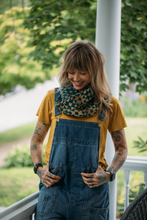 Load image into Gallery viewer, woman wearing overalls