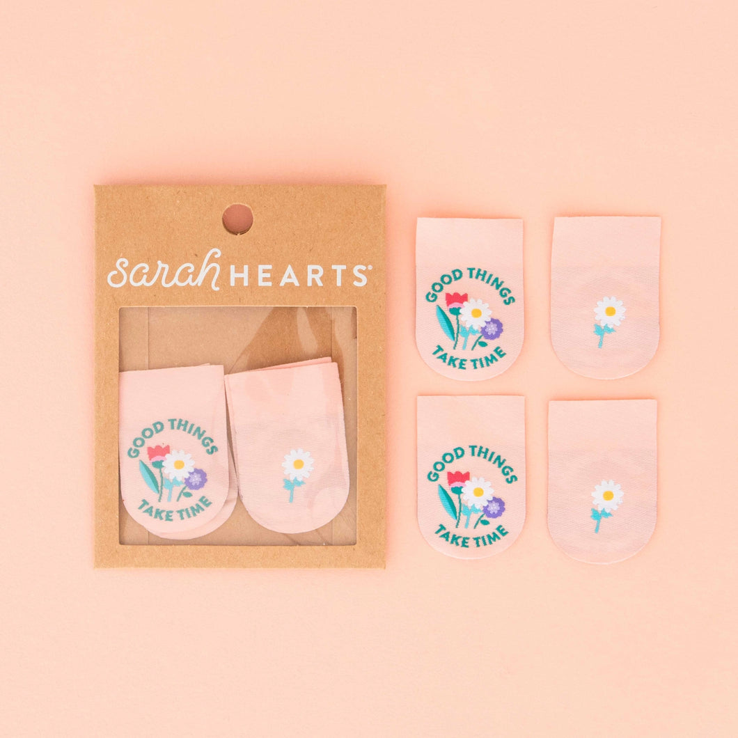 Sarah Hearts Woven Labels