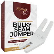 White bulky seam jumper tool with packaging displaying brand name and product details.
