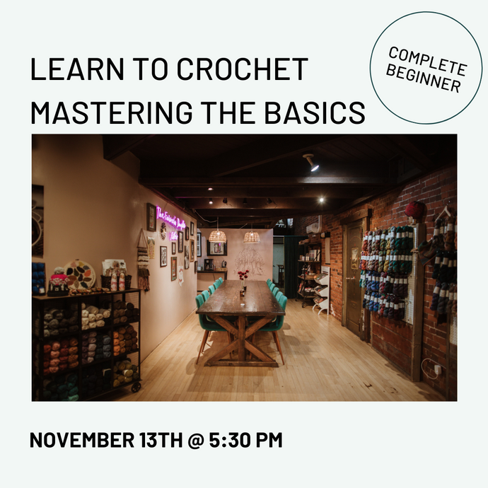 Learn to Crochet November 13th