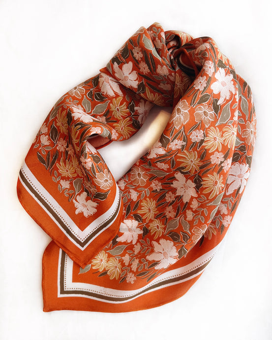 Floral West Designs Silk Bandanas