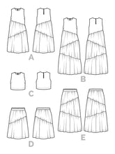 Load image into Gallery viewer, Azure Dress, Skirt &amp; Top Pattern by Closet Core