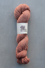 Load image into Gallery viewer, Ball of pink yarn with a label on a gray background