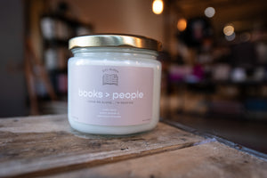 books > people candle