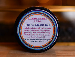 Joint & Muscle Rub by Medicine Grizzly Herbs