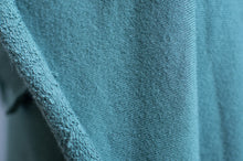 Load image into Gallery viewer, Close-up of textured teal fabric