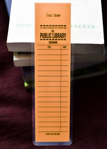 public library bookmark