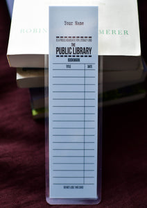 public library bookmark