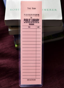 public library bookmark