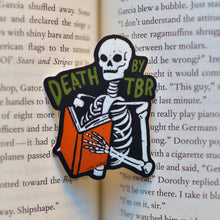 Load image into Gallery viewer, death by tbr bookmark