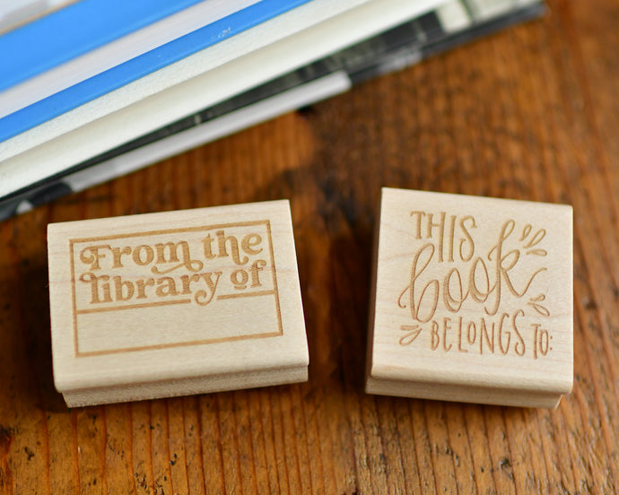 Book Lovers Book Stamp