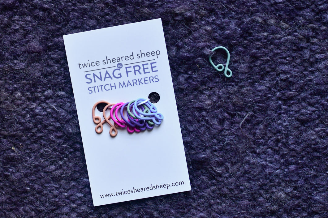 Snag Free Stitch Markers -- Twice Sheared Sheep